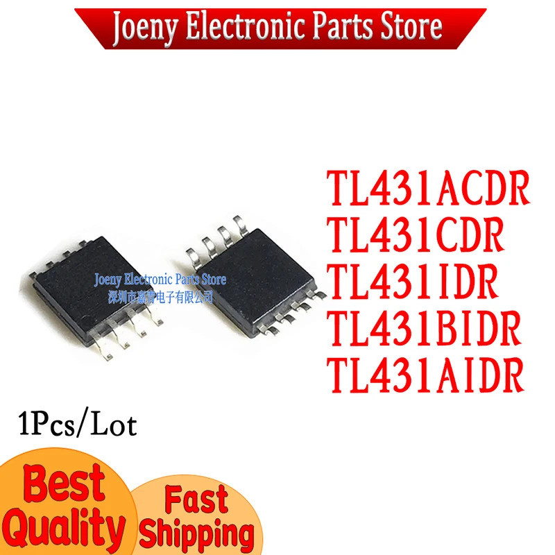 5PCS TL431CDR TL431ACDR TL431BIDR Z431B TL431AIDR 431AI SOP ชิป ic