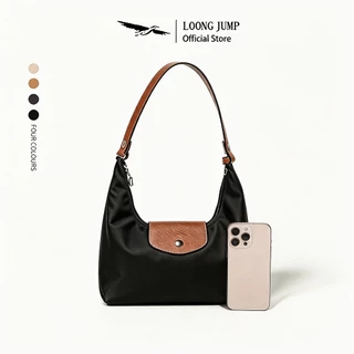 HOBO Bag LOONG JUMP Vogue Series กันน้ำ กระเป๋าสะพายไหล่ New War Horse Ladies ของขวัญ กระเป๋าถือ
