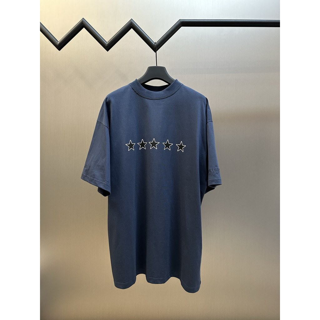 6VJ4 Paris Home ** BLCG Star Interactive Signature Short-Sleeve Summer Unisex Couple's Versatile Loo