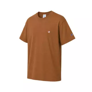 CHAMPION ESSENTIAL SMALL C LOGO Men เสื้อยืดแขนสั้น ทรงพอดีตัวผู้ชาย Regular Fit