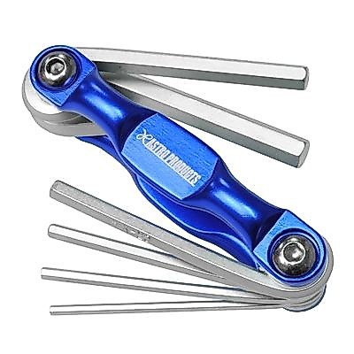 Astro Products ประแจแอลพับ HEX 6ขนาด 2-6mm / Folding Hex Key Wrench Set