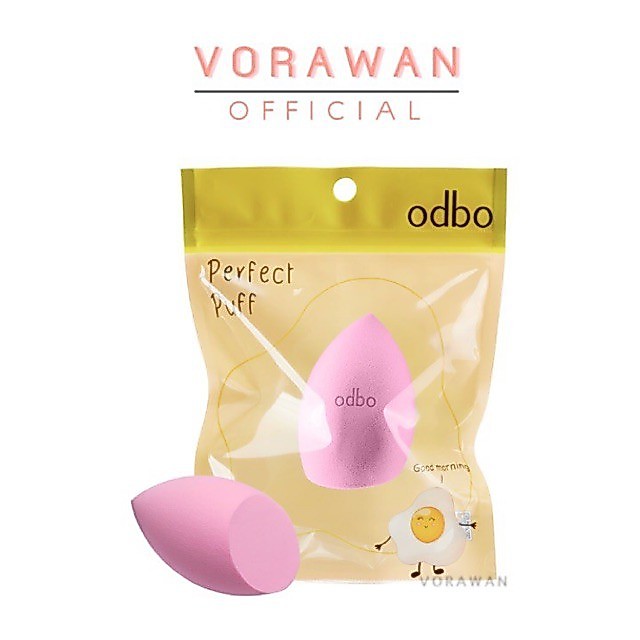 odbo Perfect Puff Beauty Tool OD8-111 โอดีบีโอ ฟองน้ำรูปไข่ ฟองน้ำแต่งหน้า เบลนด์เมคอัพ