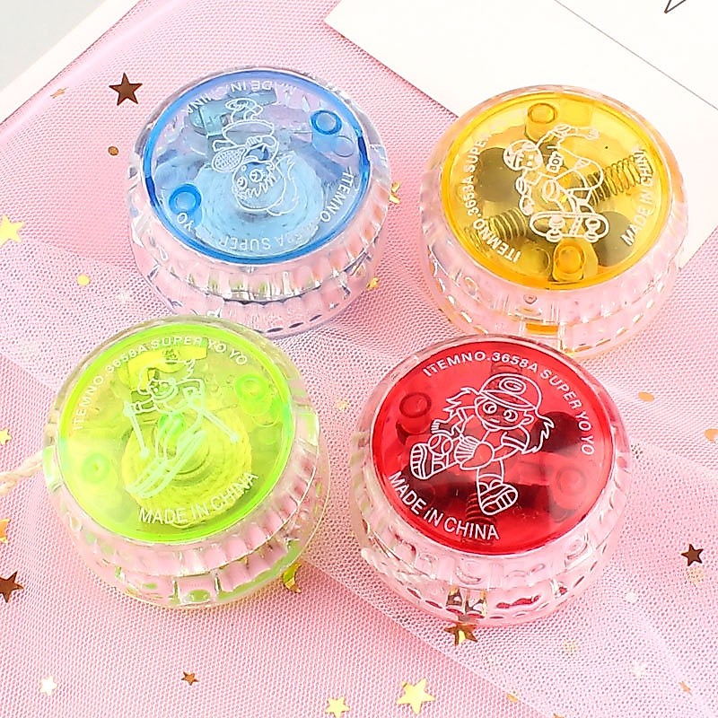 ✨New✨โยโย่ ของเล่นเด็กโยโย่บอลคลาสสิกมีไฟกระพริบ Soper Yo Yo 🎈พร้อมส่ง🎈 #A146