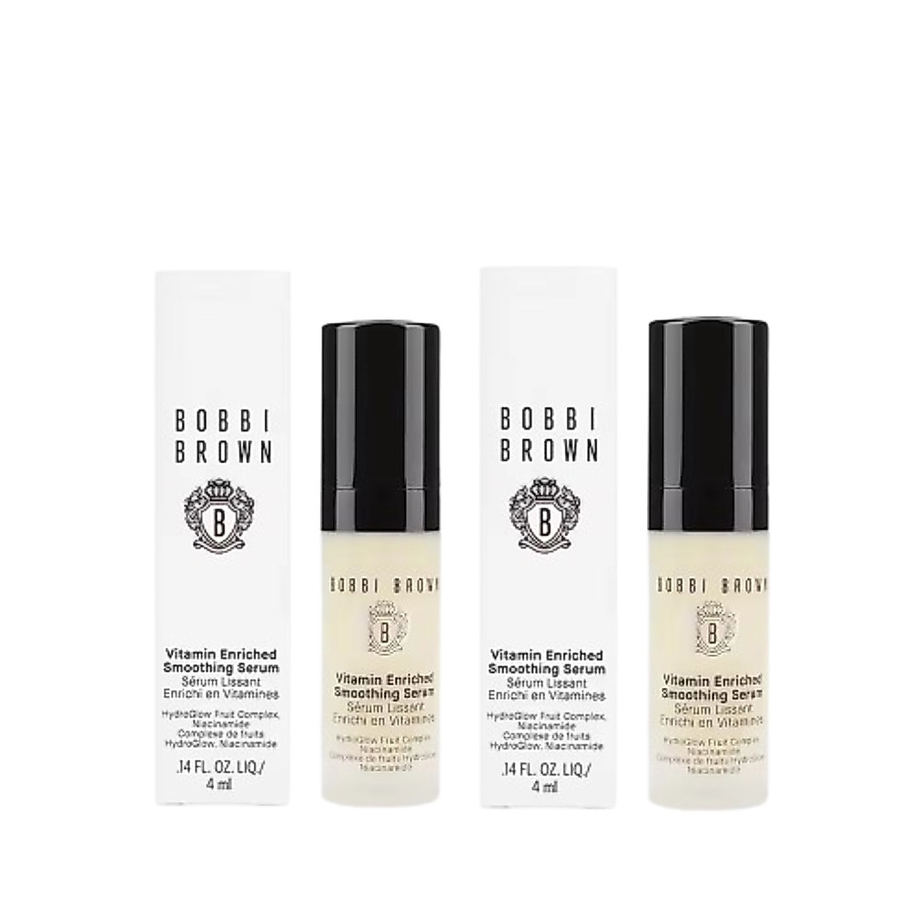 แพ็คคู่สุดคุ้ม !! Bobbi Brown Vitamin Enriched Smoothing Serum 4ml เซรั่มบำรุงผิว ให้ความชุ่มชื้น