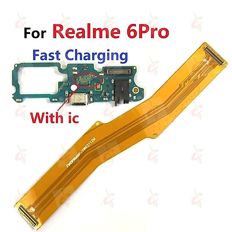 แพรตูดชาร์จ ตูดชาร์จ (Charging board) สําหรับ Realme 6 Pro แพรต่อจอ (Board Flex) RMX2061 RMX2063