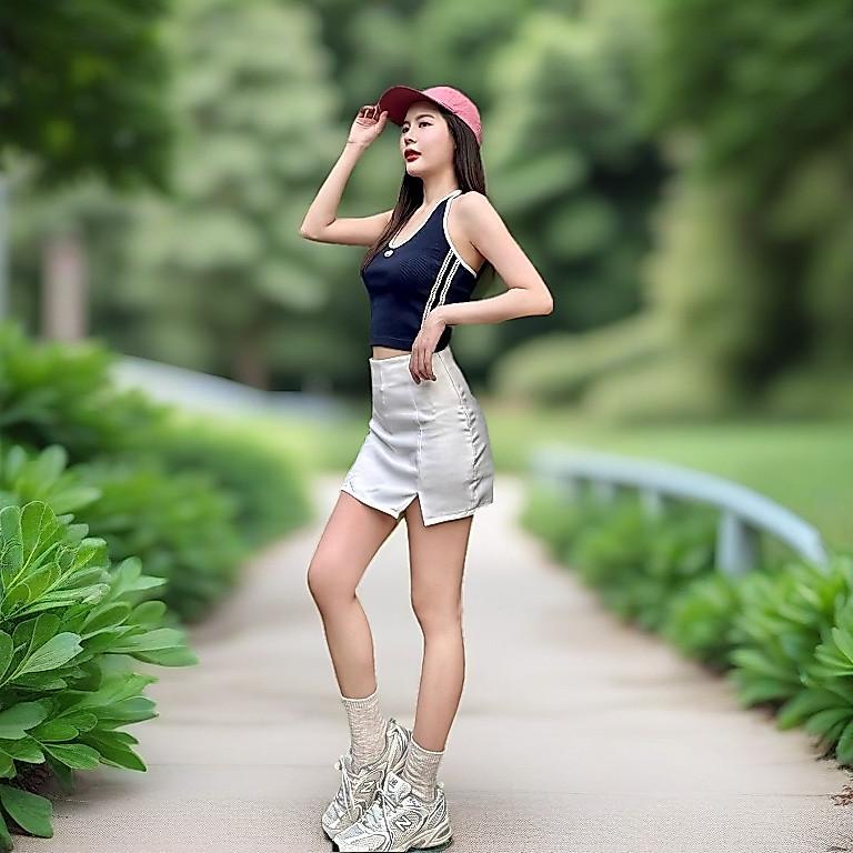 Pbpants กระโปรงกางเกง กระโปรงรอบตัวผ้าเปเป้
