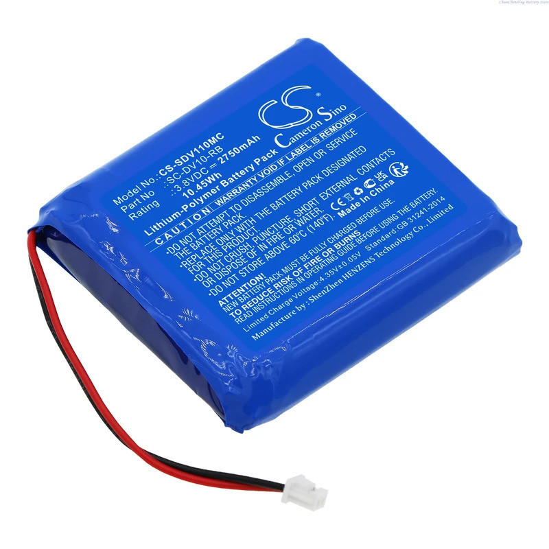 3.8V 2750mAh Body แบตเตอรี่กล้อง SC-DV10-RB สําหรับ PatrolEyes SC-DV10 PE-DV10-Pro SC-DV7 HD PE-DV1 