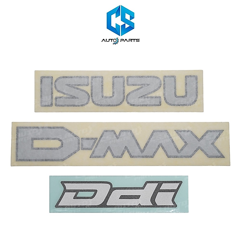 (แท้100%)สติ๊กเกอร์ Hi-Lander (สีเทาอ่อน) - ISUZU D-MAX ปี07-11 (ติดฝาท้ายกระบะ)(8-97405010-1)