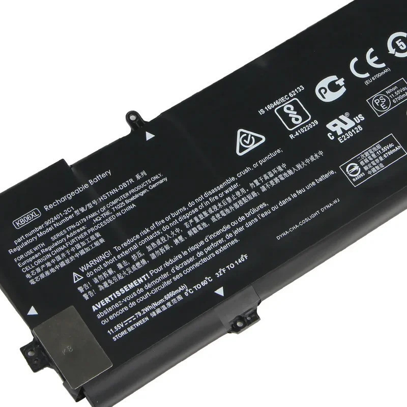 สําหรับ HP Spectre X360 15-B Z6K97EA Z6L01EA Z6K99EA 902401-2C1 แบตเตอรี่ KB06XL HSTNN-DB7R