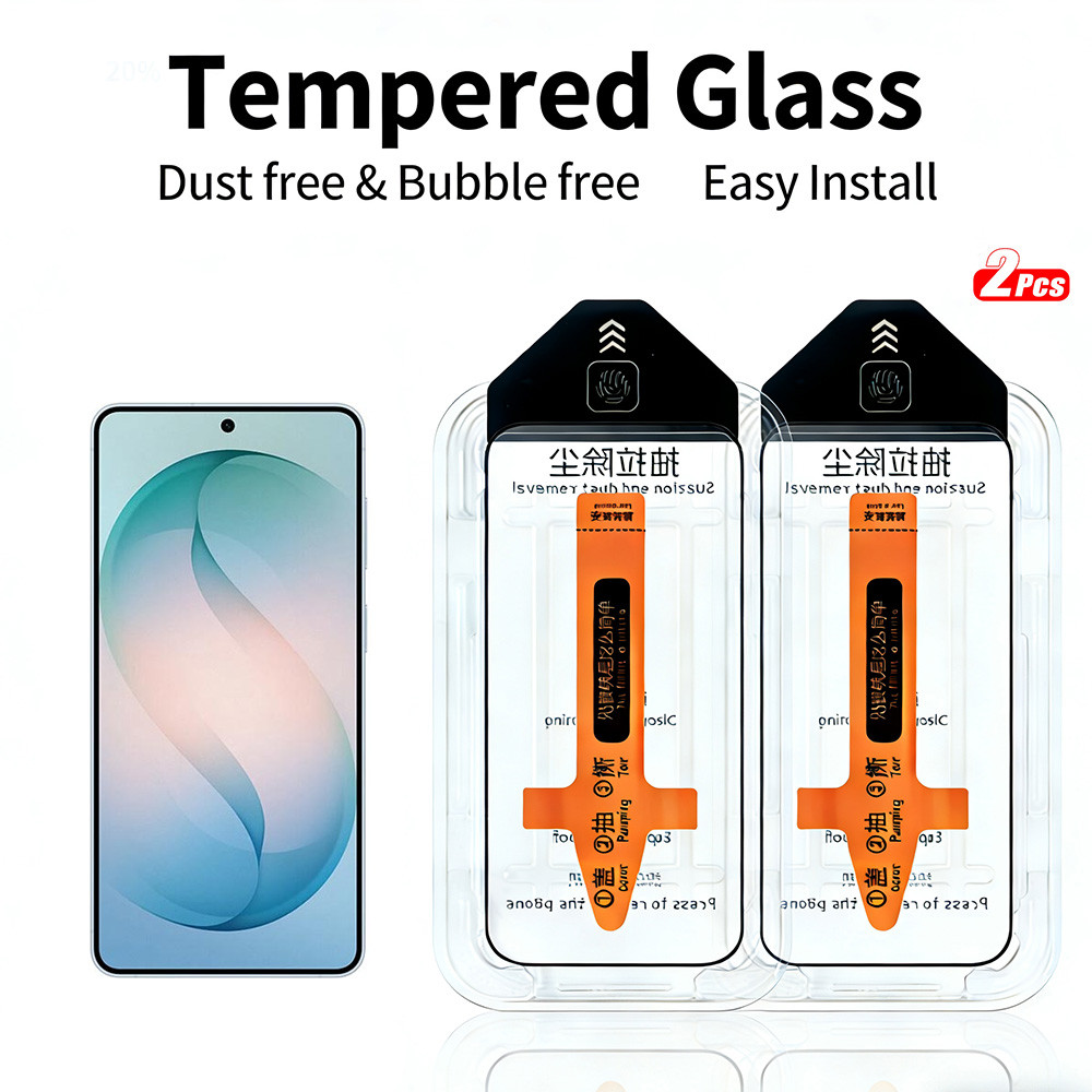 กระจกนิรภัย 2 ชิ้นสําหรับ Samsung Galaxy S26 Ultra / S26 FE / S26 Plus /S26+ / S26 /S26fe ป้องกันหน้