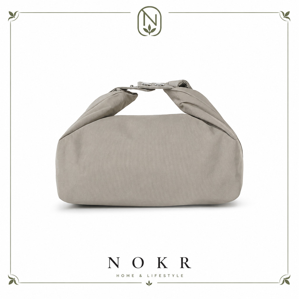 NOKR ถุงอาหารกลางวันฉนวนแบบพกพาความร้อนความร้อนกันน้ำถุงอาหารกลางวันเย็น