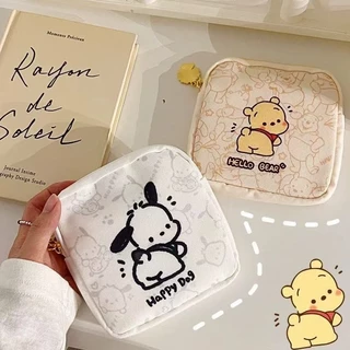 BM-shop：ถุงเก็บเครื่องสำอาง-ถุงเก็บเครื่องสำอางลายการ์ตูนน่ารัก ซิปปิดกันตก พกพาง่าย เก็บของเล็กๆได้เป็นระเบียบGW354