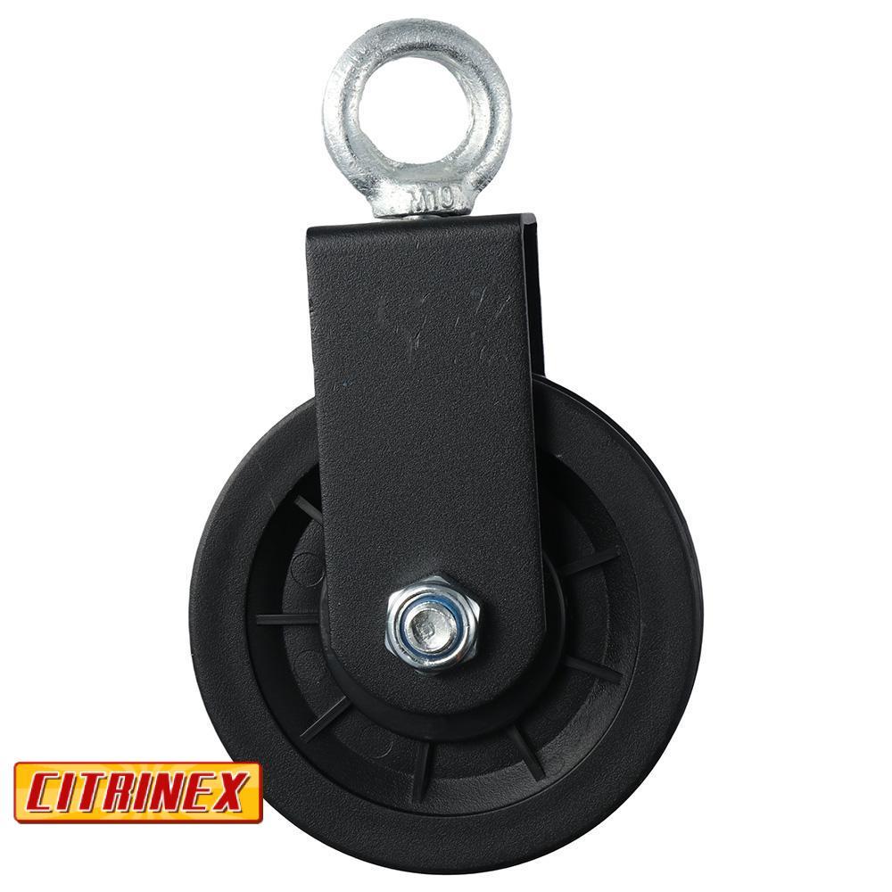 บล็อกลูกรอก ซิตริเน็กซ์, อลูมิเนียมอัลลอยด์สีดําวงเล็บรอก, ระบบรอกหมุน 360 โครงการบ้าน ทําเอง