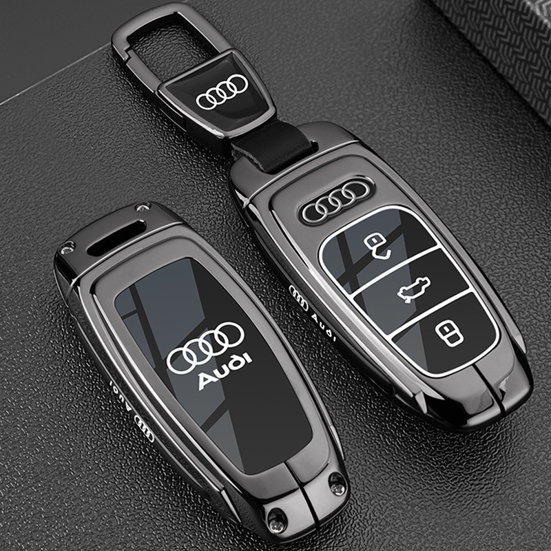 เหมาะสําหรับ 2024-2025 Audi A6L ฝาครอบ A7L All A3L กระเป๋า Q7 หัวเข็มขัด Q5L A4L เปลือก A8L โลหะชายส