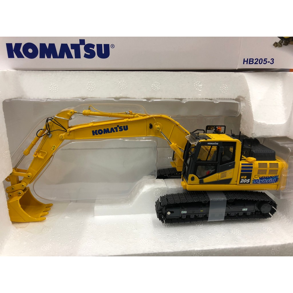UH8136 Komatsu HB205LC3 Hybrid Komatsu Hybrid Power Excavator Engineering Model 1: 50