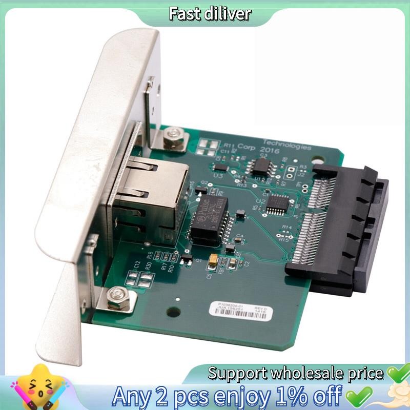 HJ-การ์ดเครือข่ายเซิร์ฟเวอร์พิมพ์อีเธอร์เน็ตภายในสําหรับ ZT210 ZT220 ZT230 ZT610