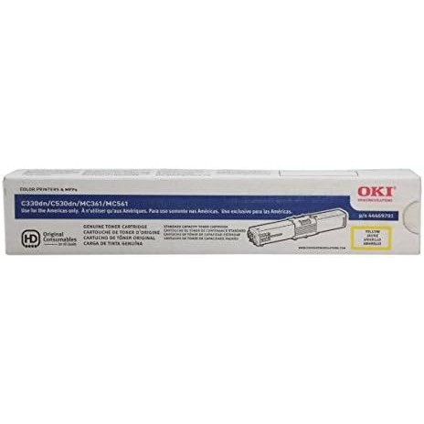 โอกาตะ 44469701 C310 C330 C331 C510 C511 C530 C531 MC361 MC362 MC561 MC562 ตลับหมึก (สีเหลือง) ในบรร