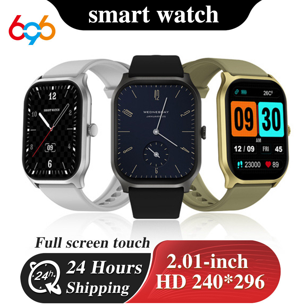 跨境 ZL77J智能手表蓝牙通话2.01寸高清屏计步运动心率血压健康监