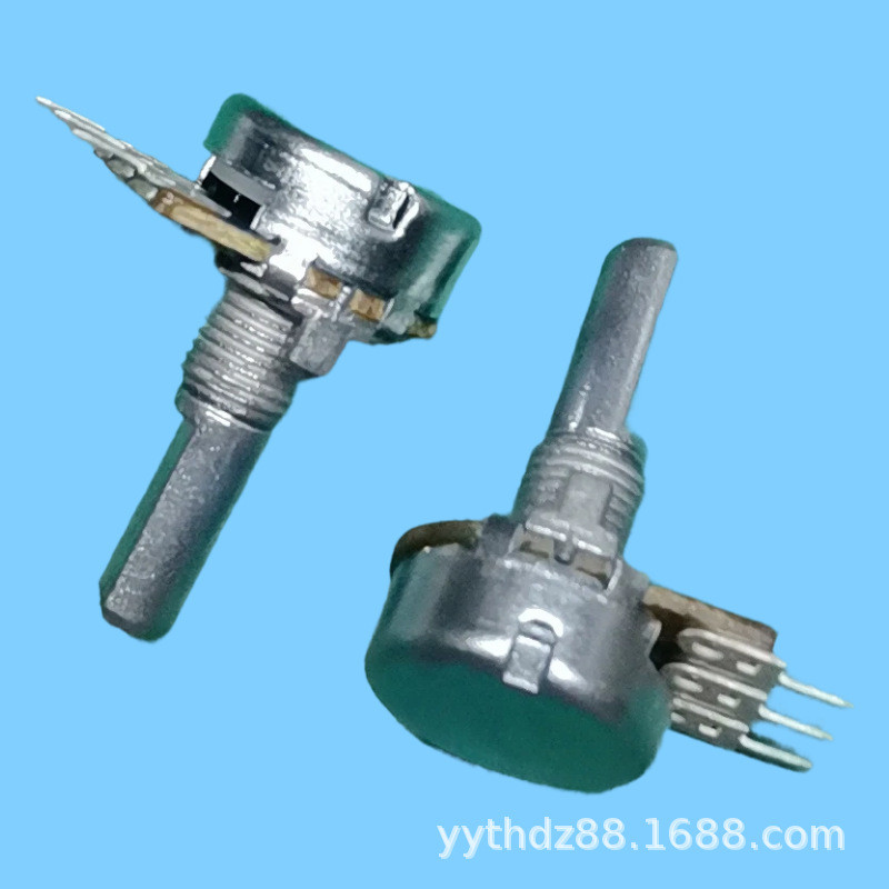 5个电位器碳膜旋转B47K/B3.5M/B300K/B2M/B50K欧姆破壁机变速器