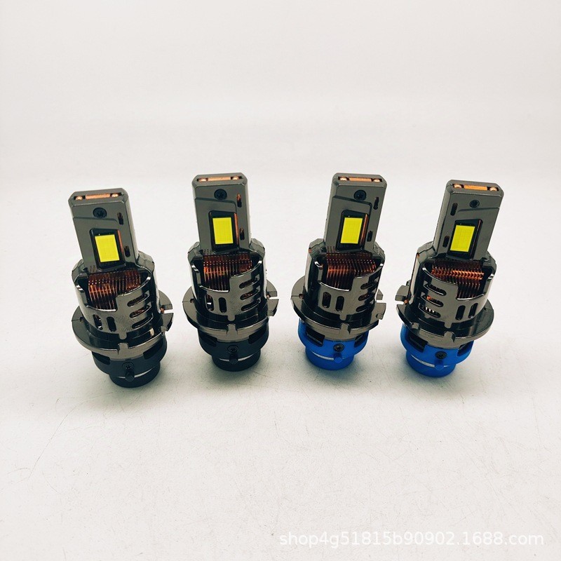 ไฟหน้ารถ LED In-Line D2S D4S หลอดไฟ LED เปลี่ยนหลอดไฟซีนอนเดิมไฮไลท์ไฟ LED