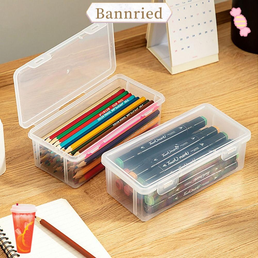 BANNRIEDSG เครื่องเขียนเครื่องเขียนเครื่องเขียนสํานักงานแบบพกพาดินสอความจุขนาดใหญ่