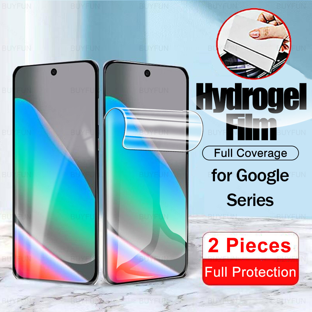 2 ชิ้นฟิล์มไฮโดรเจลใสสําหรับ Google Pixel 10 Googe Gogle Pixel10 Pixel10Pro Pixel10Pro 10ProXL 5G ป้