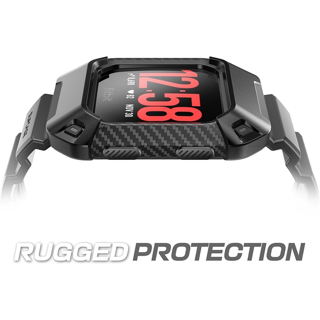 SUPCASE [Unicorn Beetle Pro] เคสหัวเข็มขัดที่ทนทานสําหรับ Fitbit Ionic,สายเปลี่ยนสําหรับ Fitbit Ioni