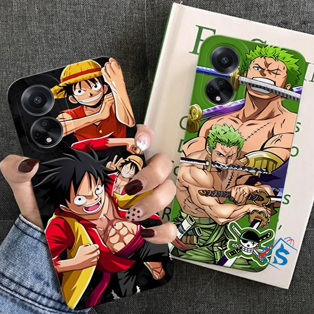 Softcase OPPO A18 A38 A17 A17K A58 4G/A58 5G A78 4G/A78 5G A79 5G A98 A16K A16E One Piece Anime Moti