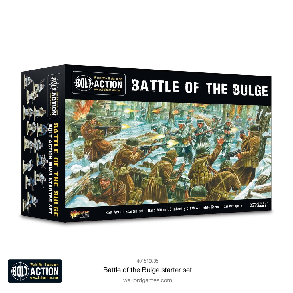 (WARLORD GAMES) BOLT ACTION: BATTLE OF THE BULGE TWO-PLAYER STARTER SET