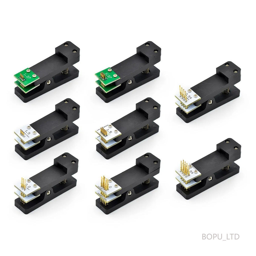 2.54 2.0 1.5 1.27 1.25 100mil 50mil 3P 4P 5P 6P 7P 8P 9P 10P PCB คลิป Clamp Fixture Probe Pogo Pin ดาวน์โหลดโปรแกรม Burn