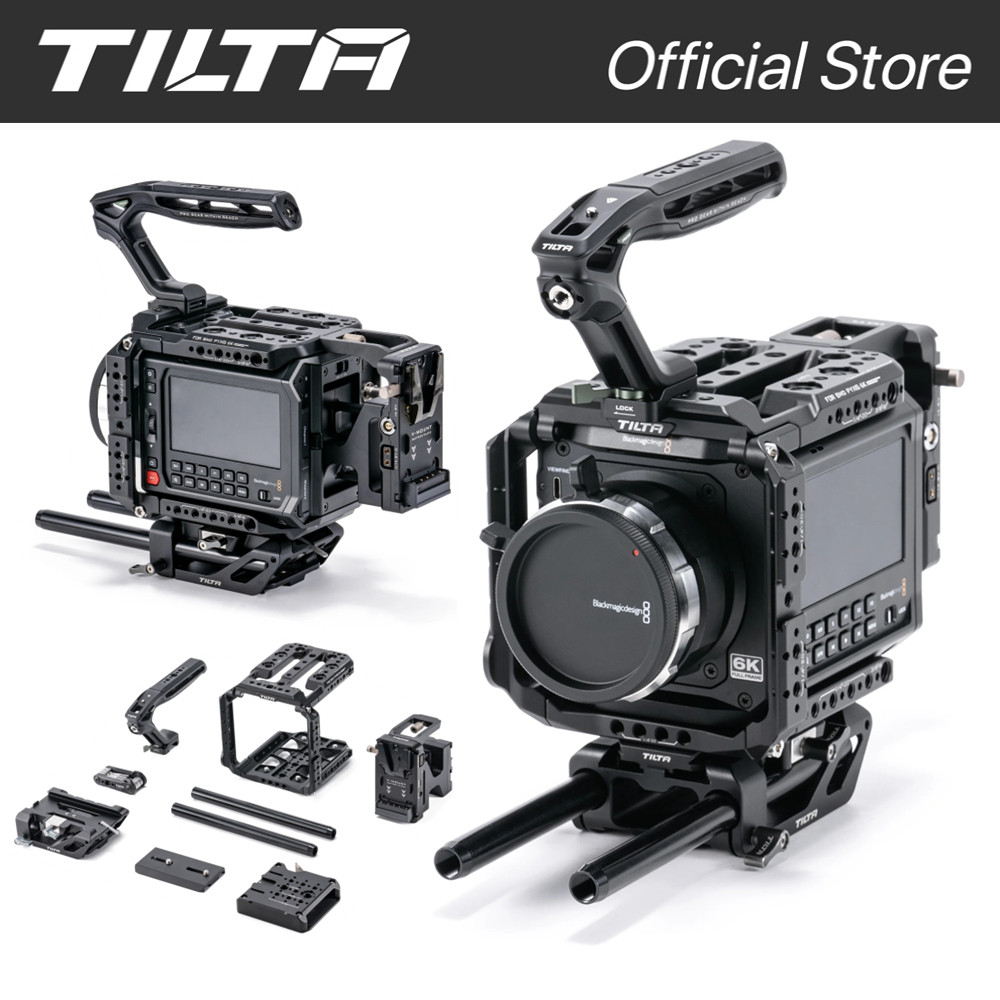 TILTA BLACKMAGIC PYXIS 6K Full Camera Cage มัลติฟังก์ชั่นแผงด้านข้างกล้องขยายอุปกรณ์เสริม BMD PYXIS 