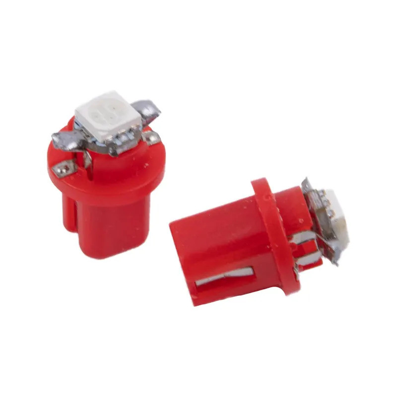 หลอดไฟ LED, เพิ่มการมองเห็น, เหมาะสําหรับวัดและแผง A/C 10 ชิ้น T5 B8 5D 5050 SMD รถ LED Dashboard หล