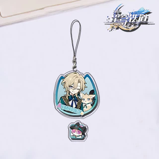 พวงกุญแจอะคริลิค Honkai Star Rail นําเสนอ Sparkle Ruan Mei Acheron Dr. Ratio เชือกแขวนโทรศัพท์มือถือ Aventurine