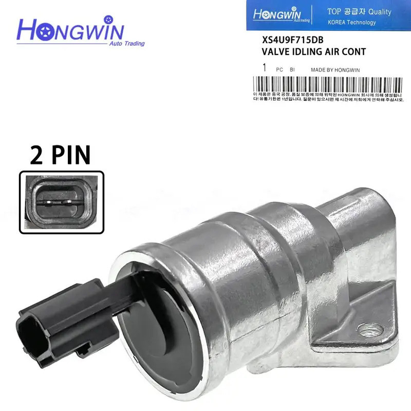 วาล์วควบคุมอากาศเดินเบา IACV เหมาะกับ Ford Fiesta Focus Puma 1.4 1.6 XS4U9F715DA XS4U9F715DB XS4U9F7