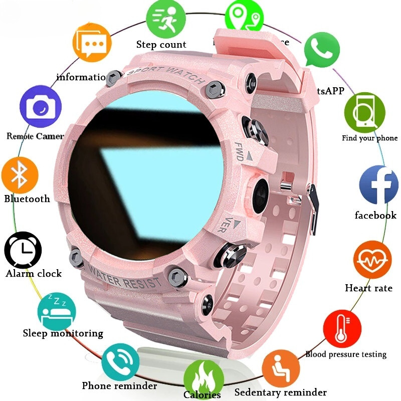 2025 หน้าปัดขนาดใหญ่สมาร์ทนาฬิกาสําหรับผู้ชายกันน้ําหน้าจอสัมผัสเต็มรูปแบบกีฬานาฬิกาผู้หญิงบลูทูธโทร