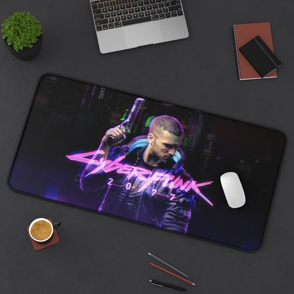 Pad Cyberpunk 2077 mouse Desk Mat | 2077 แผ่นรองเมาส์