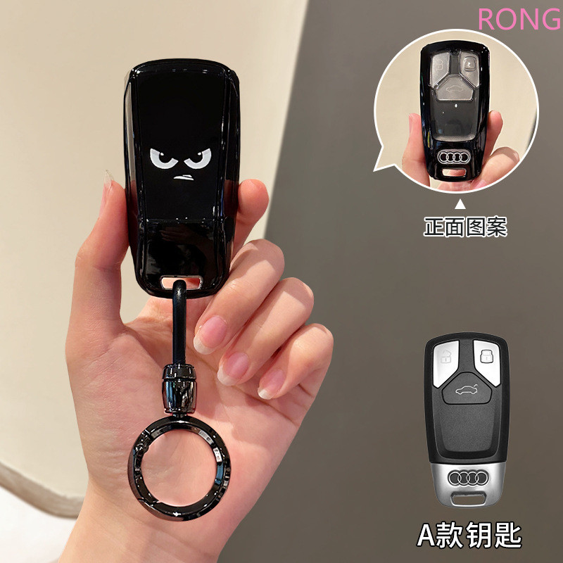 สําหรับ Audi TPU ฝาครอบกุญแจรถสําหรับ Audi A1 A3 8P A4 B9 A5 A6 C7 8S 8W A7 A8 Q3 Q5 Q7 4M S4 S5 S6 
