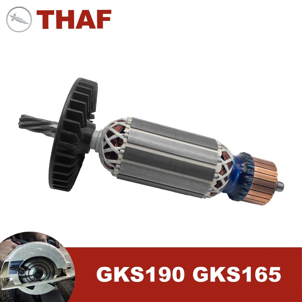 เหมาะสําหรับ Bosch เลื่อยวงเดือนไฟฟ้า GKS190 GKS165 โรเตอร์ Anchor Armal Fixer
