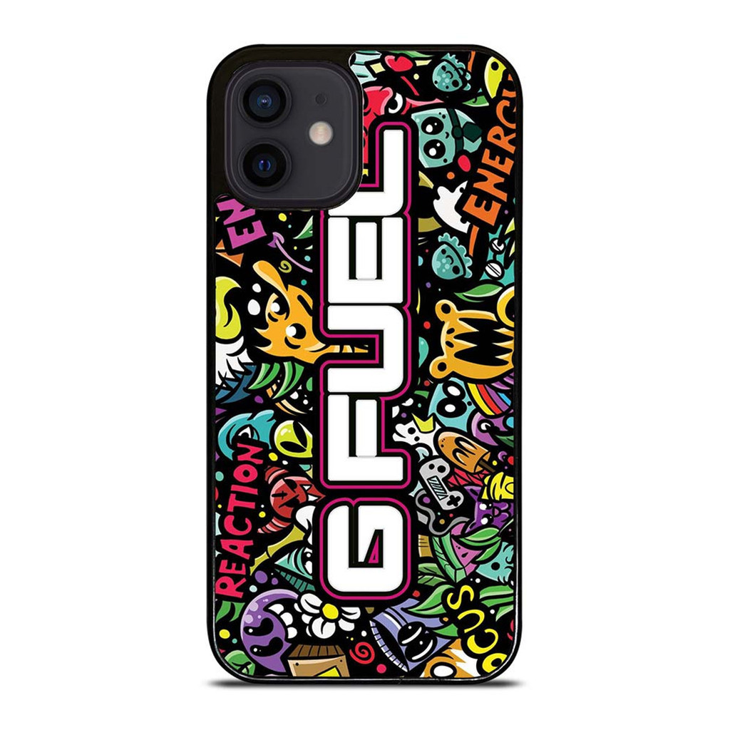 G Fuel Energy Drink Logo Protection Sleeve Case IPhone 16 15 Pro MAX Plus XR XS