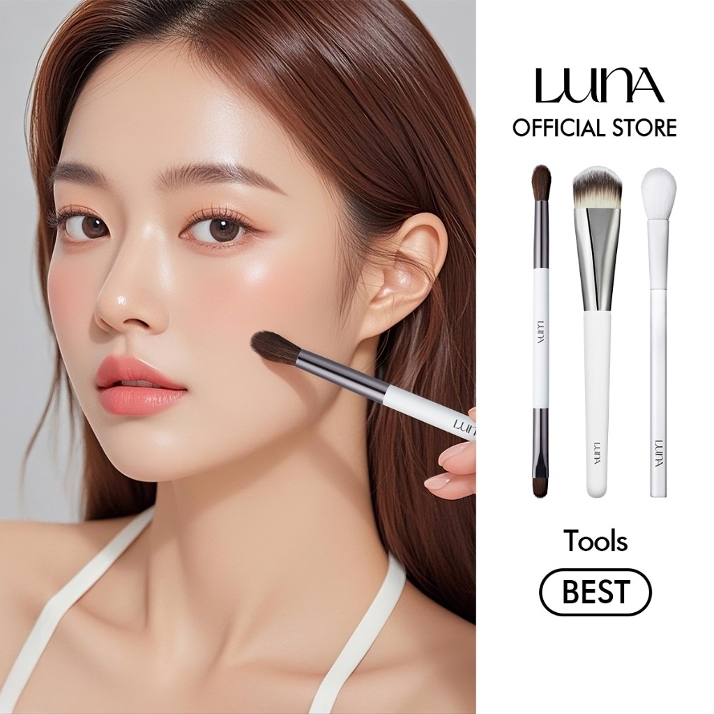 LUNA Brush Series for Foundation Powder แปรงรองพื้นคอนซีลเลอร์ แปรงปัดแป้งฝุ่น แปรงปกปิด