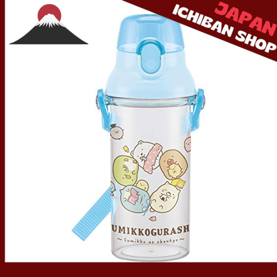 【จากประเทศญี่ปุ่น】 Skater Children's Clear Bottle 480ml Sumikko-Gurashi Bento Girl Made in Japan PSB