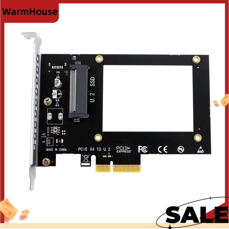 อะแดปเตอร์ PCI-E Pcie X4 U. 2 ถึง PCI-Express Gen3.0 4X 8X 16X Slot Universal Board 7000MB/S Riser P