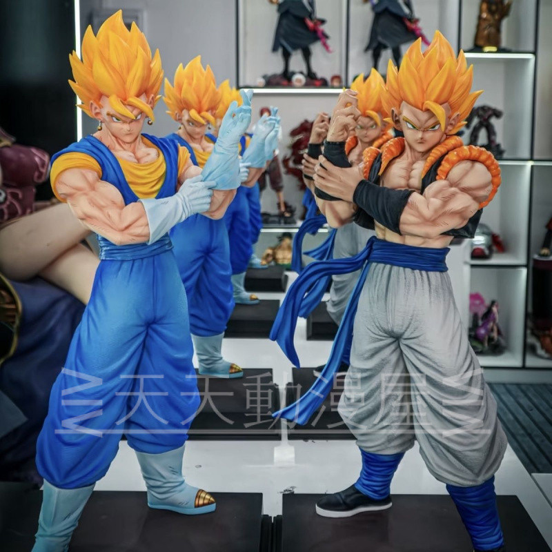 จัดส่งฟรี Dragon Ball รูปปั้น Brother JT Factory Double King Series Vegeta Gogeta ยืนท่าทาง 1/4 Scale เครื่องประดับของขวัญชนิดบรรจุกล่อง