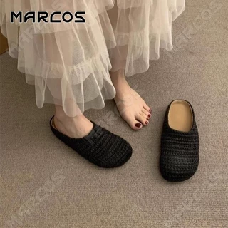 MRACOS สุภาพสตรีรองเท้าแตะแบนน้ำหนักเบาลื่นสุภาพสตรีรองเท้าแตะแบนรองเท้าชายหาดกันน้ำทนต่อการขัดถู#01