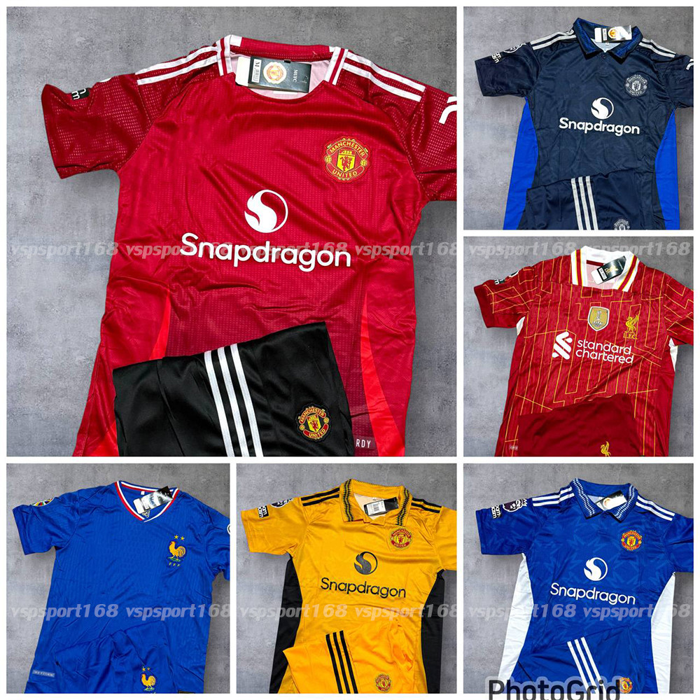 Flash sale เสื้อฟุตบอล 24/25 เสื้อพร้อมกางเกง ใหม่ล่าสุดชุดกีฬา เนื้อผ้าดี