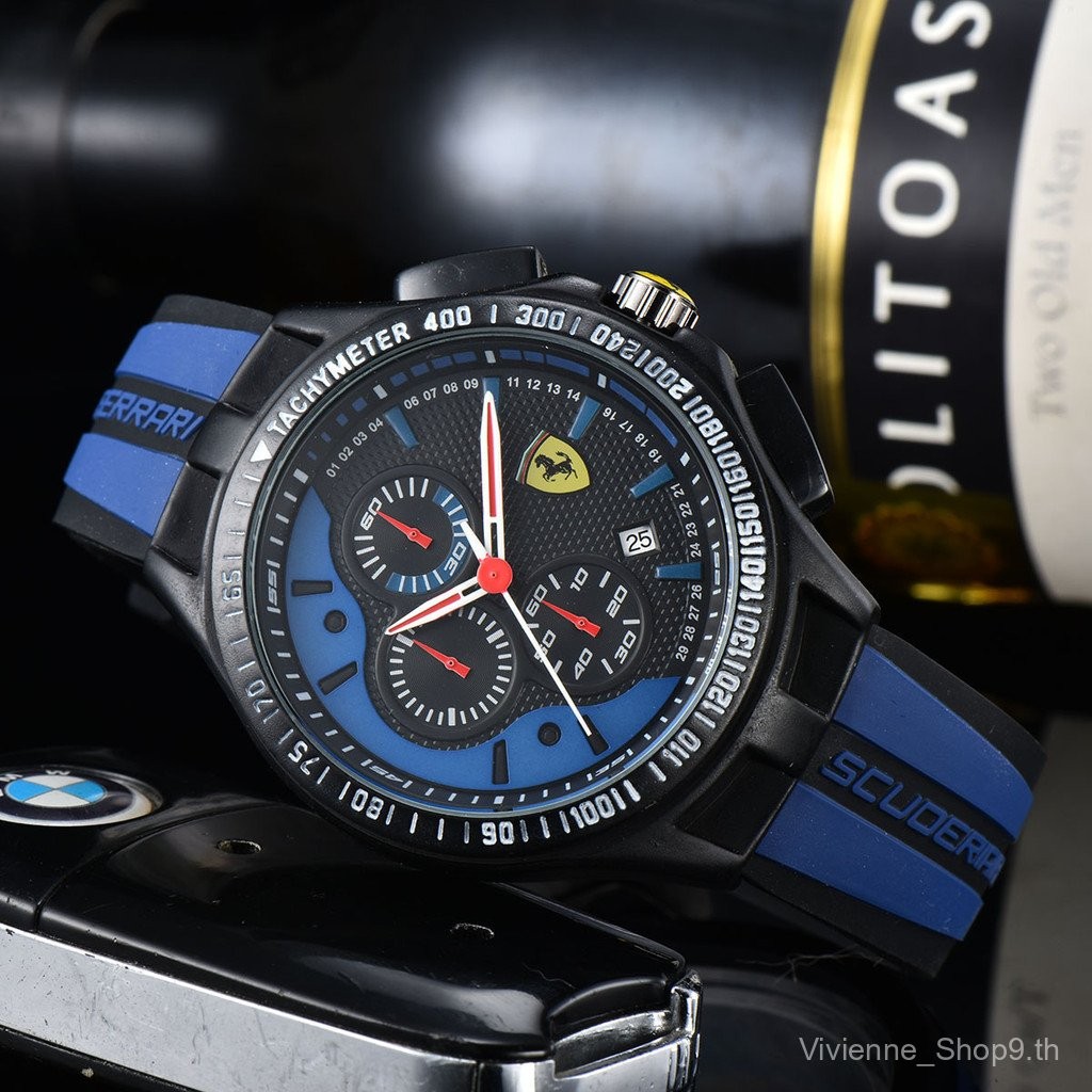 Ferrari Trend Quartz Movement Sports Leisure นาฬิกาข้อมือนาฬิกา WXA8