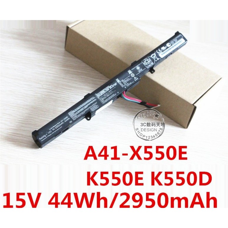 เหมาะสําหรับแบตเตอรี่แล็ปท็อป Asus X550D A550D A450JF X450J A41-X550E