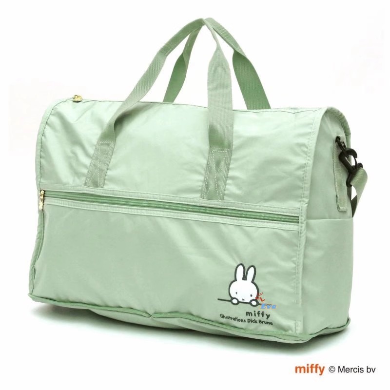 คลังสินค้าพร้อมญี่ปุ่น miffy miffy กระเป๋าเดินทางแบบพับได้การ์ตูนน่ารักแบบพกพากระเป๋าเก็บเสื้อผ้ากระ