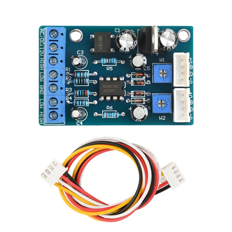 AC/DC 12-15V VU Meter Driver Board Amplifier Front-end Electronic Tube Galblader Machine DB Meter Le