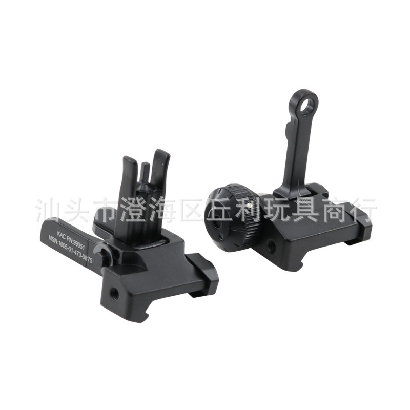 KAC300 โลหะเครื่อง Sight Mechanical Sight สายตาพับได้ที่แม่นยํา SLR โลหะด้านหน้าด้านหลัง Star อุปกรณ